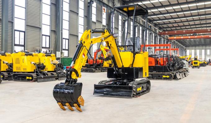 últimas notícias da empresa sobre A introdução de uma escavadeira de 1,2 toneladas com motor Kubota  1