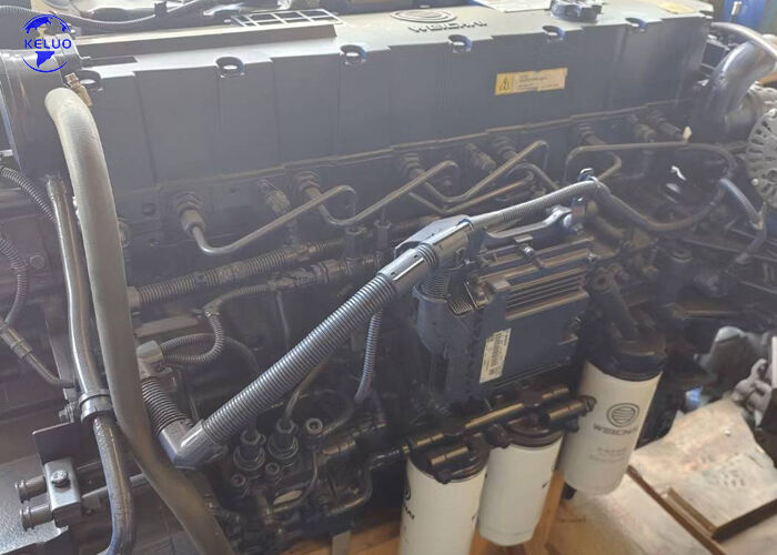 340HP 6 cilindros Máquinas de construção motor diesel Assy WP7.340E53 para caminhão pesado, misturador de cimento, carregador de rodas