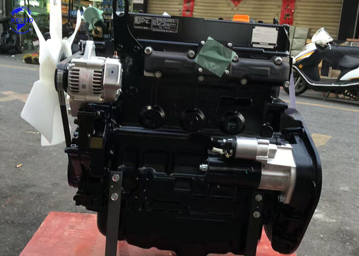 Baixo ruído Inline-4 Aspirado naturalmente 4TNE98 Motor para máquinas de construção Forca de potência