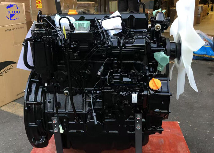Baixo ruído Inline-4 Aspirado naturalmente 4TNE98 Motor para máquinas de construção Forca de potência