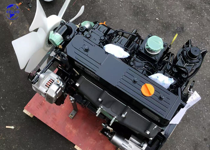Baixo ruído Inline-4 Aspirado naturalmente 4TNE98 Motor para máquinas de construção Forca de potência