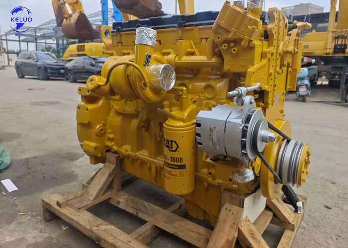Motor a diesel de 6 cilindros em linha CAT C9DI reformulado para escavadeiras 324D/336D