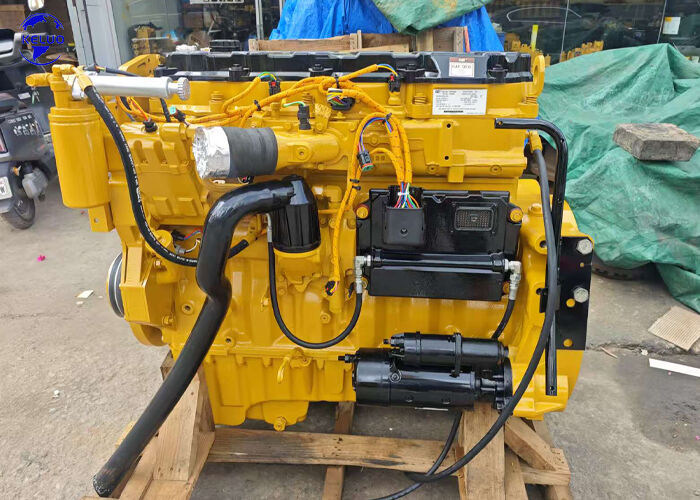 Motor a diesel de 6 cilindros em linha CAT C9DI reformulado para escavadeiras 324D/336D